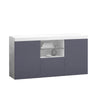 Modern TV Unit Cabinet Sideboard High Gloss 3 Door Cupboard with LED Light NEW