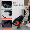 Portable Seated Leg Exerciser Under Desk Elliptical Machine Seniors-Red