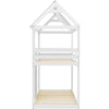 Kids Bunk Bed Frame Treehouse Double High Sleeper Pine Wooden Bed 3FT 90x190cm