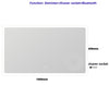 Illuminated Bathroom Mirror With LED light Shaver Socket Bluetooth Demister