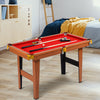 48" Pool Table Billiards Table Mini Snooker Game Set w/ Triangle Rack & Cues