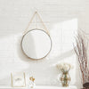 Wall Mounted Bathroom Mirror Cosmetic Makeup Shaving Mirror HD Glass Metal Frame
