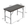 Rattan Garden Table and Chairs Outdoor Dining Set Beer Tables Bench Bistro BBQ