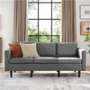 3-Seater Sofa 189CM For Living Room Fabric Upholstered Couch, Light Grey