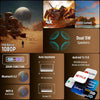Projector with WIFI and Bluetooth, 4K 1080P Smart Movie Projector 600 ANSl Auto