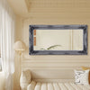 173cm Vintage Baroque Embossed Wooden Frame Full Body Length Mirror Wall Mounted