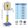 Basketball Hoop Soccer Set, 3-in-1 Kids Basketball Stand Sports Activity Center