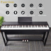 UK 88 Keys Full Weighted Keyboards Digital Piano with Furniture Stand &3 Pedals