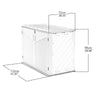 Panana Plastic Shed Outdoor Garden Storage Shed Tool Shed Utility Chest Shed Box