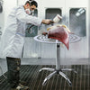Movable 360° Rotating Paint Stand Stable Lifting Spraying Rack Stainless Steel
