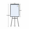 Magnetic Whiteboard with Tripod Large Standing Flipchart Home School Marker Pens