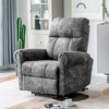Fabric Electric Riser Recliner Chair Armchair Single Sofa Power Lift Chair Grey
