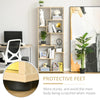 Bookcase 8Tier Tall Bookshelf Book Album Storage Stand Shelf Rack Display Unit