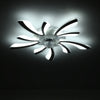 LED Ceiling Fan Light Dimmable Living Room Chandelier Lamp With Remote Control