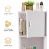 Waterproof Bathroom Storage Cabinet Free Standing Cabinet Organizer Unit White