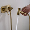 Brass Concealed Mixer Handheld Bidet Diaper Sprayer Toilet Set Seat Attachment