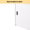 Waterproof Bathroom Storage Cabinet Free Standing Cabinet Organizer Unit White