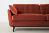 Swyft Model 10 3 Seater Sofa - Brick Velvet RRP £1699