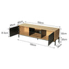 TV Cabinet LivingRoom Furniture Console TV Stand Media Unit Sideboard MetalFrame