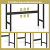 Over The Toilet Storage Cabinet Free Standing Toilet Rack w/ Doors White
