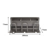 Toothbrush Holder Wall Mounted Bathroom Organizer Toothpaste Rack with 3 Cups
