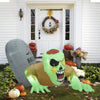 5FT Halloween Inflatables Ghost Tombstone Blow Up Outdoor Built-In LED Light