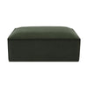 Dusk Brooklyn Pouffe Footstool in Dark Olive Green RRP £199