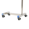 Stainless Steel Mobile Tray Trolley Adjustable Height Medical Salon Trolley Cart