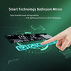 LED Bathroom Mirror Bluetooth Shaver Socket Illuminated Demister Clock Touch