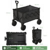 Flamaker Folding Festival Wagon, Big Wheels, Camping, Fishing, Beach Trolley