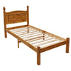 Corona Bed Frame Single Bed high or low Foot End Solid Pine Bed Furniture 3FT