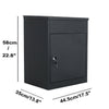 Extra Large Outdoor Parcel Secure Box Lockable Package Delivery Drop Postbox