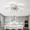 6 Speed Large LED Ceiling Fan with Lighting LED Light Adjustable Wind + Heowobzx