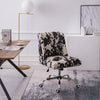 Desk Office Computer Gaming Velvet Armless PC Chair Swivel Height Adjustable NEW