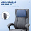 Executive Office Chair Reclining Office Chair with Headrest Dark Grey