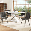 Extendable MDF Dining Table/Kitchen Table, Cross-Leg Base 118-157x75cm White