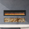 50" Large Fireplace Heater Electric Free Standing/Wall Mounted Insert Fire Place