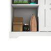 Sliding Barn Door Buffet Sideboard Storage Cabinet Home Bar Living Room Cabinet