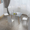 Luxury Dining Table Set Kitchen Table and Chairs Round/Square Metal Glass Table
