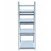 3/4 Tier Wood Ladder Folding Book Shelf Stand Plant Flower Display Shelving Rack