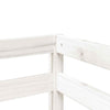 ' Loft Bed with Curtains Blue 90x200 Solid Wood Pine D9O1