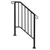 Iron Handrail Railing for Stairs 2-3 Steps Handrail for Garden Outdoor Step UK