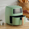 Green Air Fryer 8L Healthy Cooker Low Fat Oil Free Electric Oven Frying Chips UK