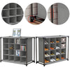 4 Tier 16 Cube Storage Shelf Cabinet Bookcase Display Shelves Organiser Shelving