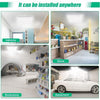 Modern LED Ceiling Light Square Panel Down Lights Bathroom Kitchen Bedroom Lamp