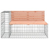 CIADAZ Garden Gabion Design 244x71x65.5 Solid Wood , Garden Furniture, , U1V1
