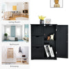 Storage Cabinet Bathroom Floor Cabinet Freestanding Storage Cupboard w/ 3 Drawer