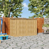 Triple Wheelie Bins Storage Wooden Store Cover Garden Rubbish Dustbin Enclosure