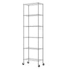 6 Tier Wire Shelving Rack Metal Storage Shelf Unit Stand Kitchen Office Garage