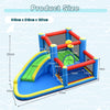 Inflatable Bounce House Bouncy Castle Giant Jumping Playhouse w/Slide Ball Pit